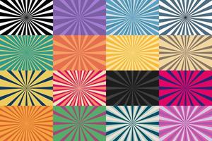 Multicolored backgrounds swirl in a circle in abstract form wallpaper and used to assemble various designs vector