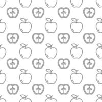 Apple seamless pattern background. vector