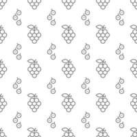 Grape seamless pattern background. vector