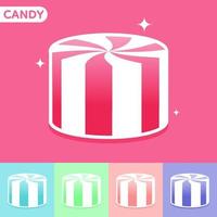 Set of Cute colourful candy, Vector, Illustration. vector