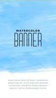 abstract watercolor vertical banner color design vector