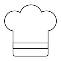 icono de descarga premium de sombrero de chef vector