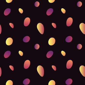 Abstract vector pattern with round spots