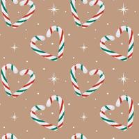 patrón de vectores con dulces de navidad