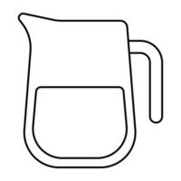 Modern design icon of juice jug vector