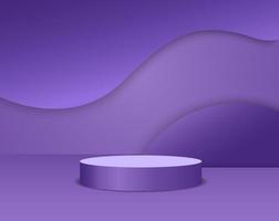 3d background products purple gradient sphere tall sphere The background is a purple wave shape. To increase the prominence of the products that are placed vector