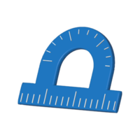 ruler 3d object illustration rendering icon isolated png