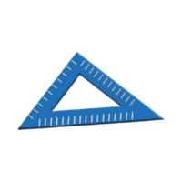 ruler 3d object illustration rendering icon isolated png