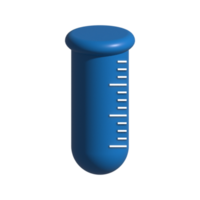 flask 3d object illustration rendering icon isolated png