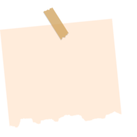 gescheurd papier, wijnoogst sticker met ruimte Oppervlakte png