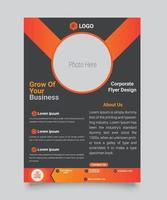 Corporate Flyer template. Business Flyer design vector illustration.