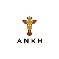 imagen vectorial del icono del logotipo ankh vector