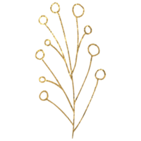 Doodle simple glitter flower. Transparent PNG clipart