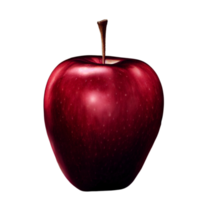 petite pomme rouge foncé png