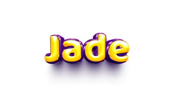 name des mädchens sprudelnde feier dekoration hängender luftballon glänzende jade png