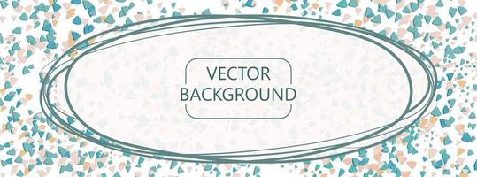 Terrazzo abstract background vector illustration with copy space