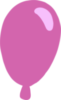 doodle freehand sketch drawing of party balloon. png