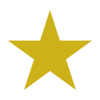 cinque stella cartello, 5 stella valutazione icona simbolo per pittogramma, app, sito web o grafico design elemento. formato png