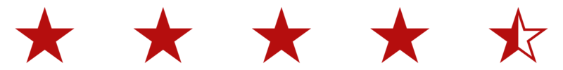 cinque stella cartello, 5 stella valutazione icona simbolo per pittogramma, app, sito web o grafico design elemento. formato png