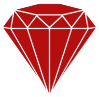 ilustração de sinal de diamante para ícone, símbolo, pictograma, site ou elemento de design gráfico. formato png