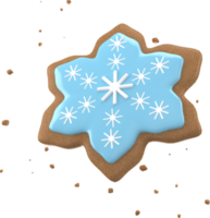 3d renderização de fundo de elementos de natal ou ano novo com biscoitos decorativos e candys. presentes coloridos para feriados. design moderno. ilustração isolada. png