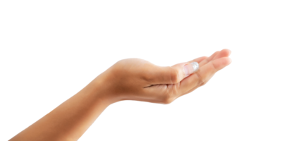 Human hand showing five fingers 23265440 PNG