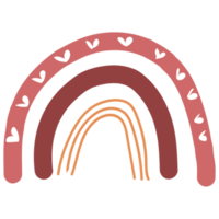 Rainbow in Bohemian Style png