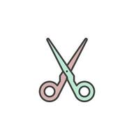 scissor icon vector illustration