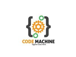 Code Machine Logo vector