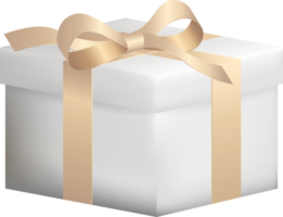 realistisch geschenk doos ontwerp png