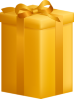 diseño de caja de regalo realista png