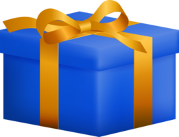 diseño de caja de regalo realista png