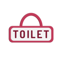 panneau de toilette png