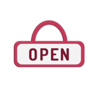 Open tekst bord png