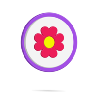 ícone de pétala de flor png