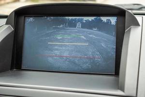 Car rear view video camera screen monitor display photo