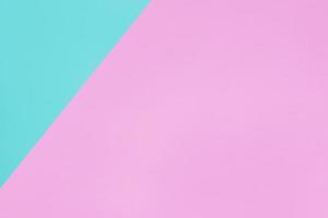 vista superior de textura de papel de color pastel azul y rosa fondo plano mínimo foto