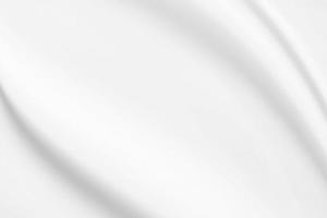 Abstract white fabric with soft wave texture background photo