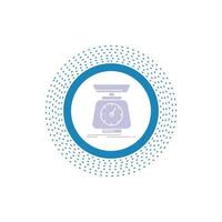 implementation, mass, scale, scales, volume Glyph Icon. Vector isolated illustration
