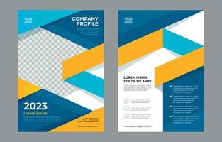 Company Profile Cover Template vector