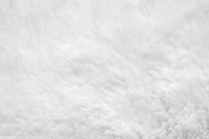 White fluffy fur fabric wool texture background photo