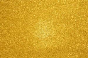 Abstract gold glitter sparkle bokeh light background photo