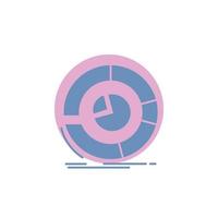 Analysis. analytics. business. diagram. pie chart Glyph Icon. vector