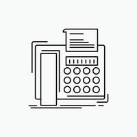 fax. message. telephone. telefax. communication Line Icon. Vector isolated illustration