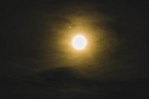 Moon and Jupiter photo