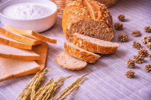 Fresh tasty bread. photo