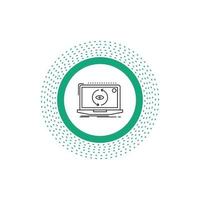 App. application. new. software. update Line Icon. Vector isolated illustration