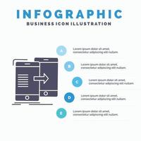 data. Sharing. sync. synchronization. syncing Infographics Template for Website and Presentation. GLyph Gray icon with Blue infographic style vector illustration.