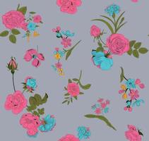 seamless floral pattern.Handmade. Wallpaper, fabric or design vector