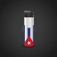 Cuba Cigrette Lighter Vector design